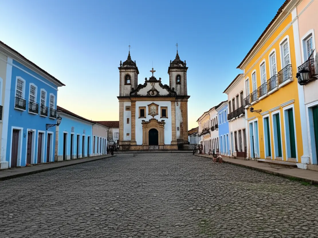 Fachada do Conjunto Franciscano no Centro Histórico de João Pessoa.