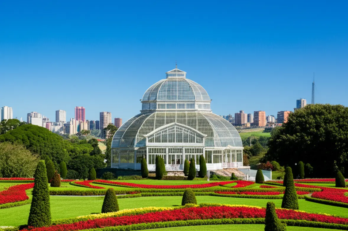 Jardim Botânico de Curitiba, a capital ecológica do Brasil.