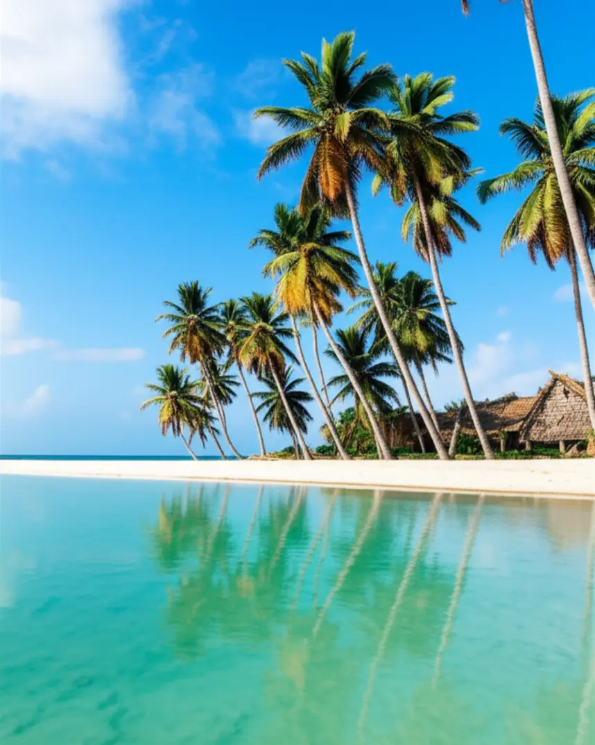 Paraíso tropical com mar cristalino em São Miguel dos Milagres.