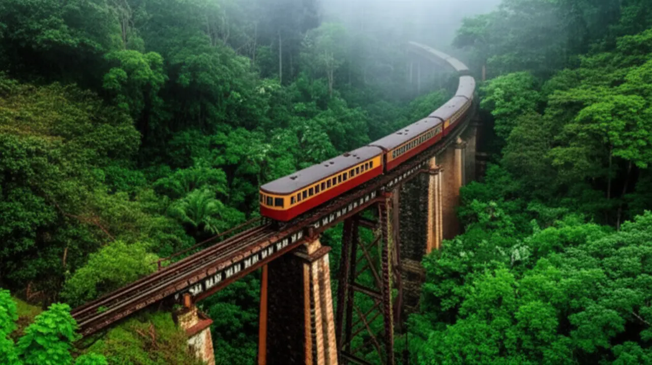 Passeio de trem pela Serra do Mar, partindo de Curitiba.