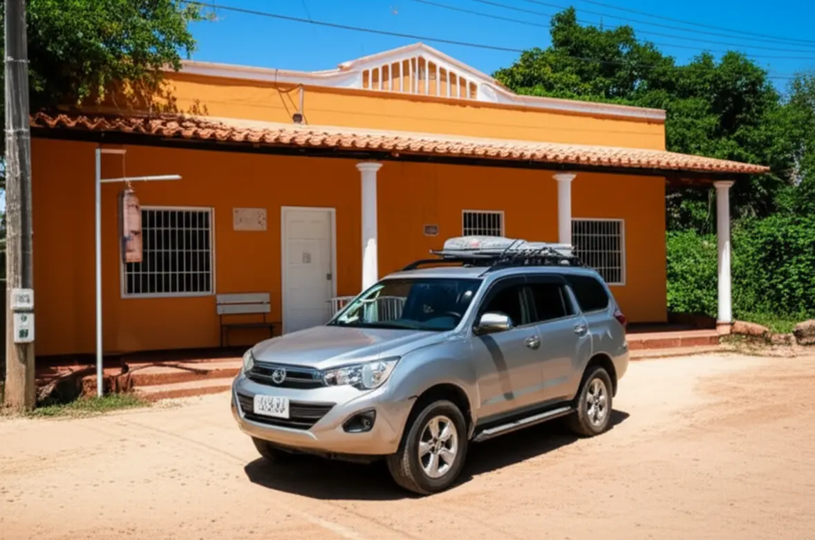 Pousada rústica na Vila Bom Jardim, Nobres, Mato Grosso.