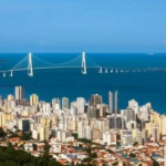 Vista panorâmica da cidade de Vitória, Espírito Santo, Brasil.